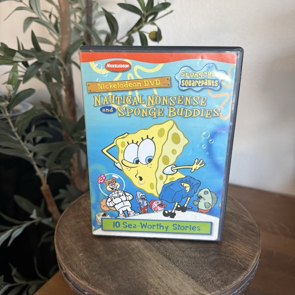 VTG 2002 SpongeBob SquarePants‎ Nautical Nonsense Sponge Buddies DVD Nickelodeon